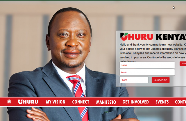 President Uhuru’s Presidential Campaign Comms Team from 2011-2013