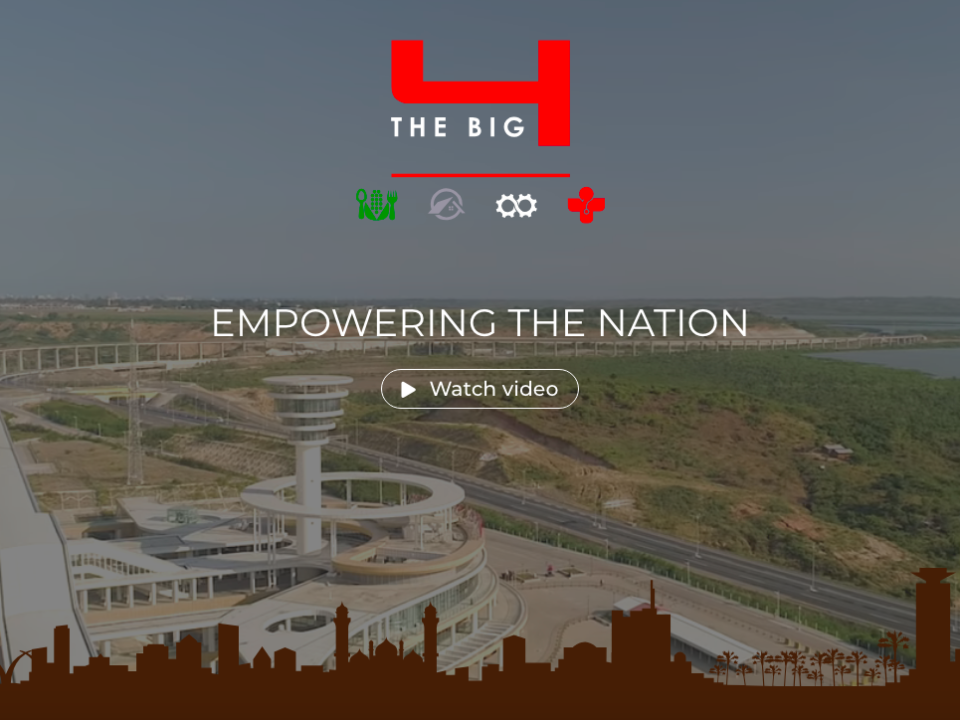 Creative design of the Big Four Agenda branding, website development and communication strategy