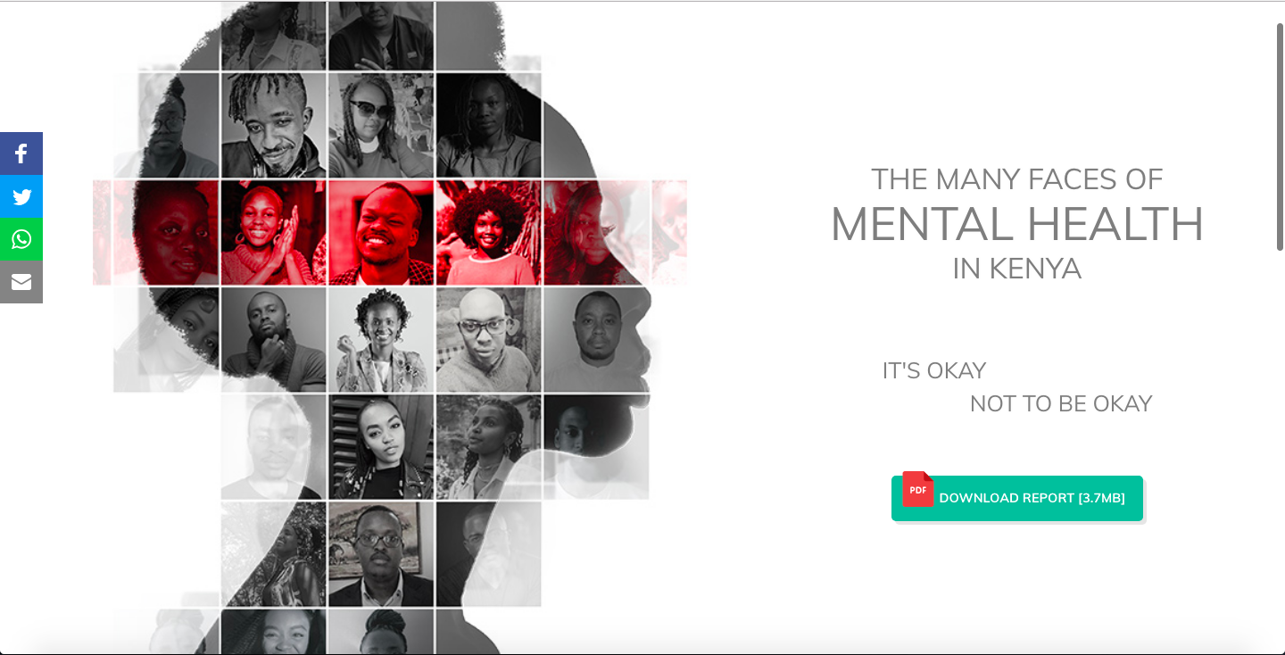 The Many Faces of Mental Health in Kenya report