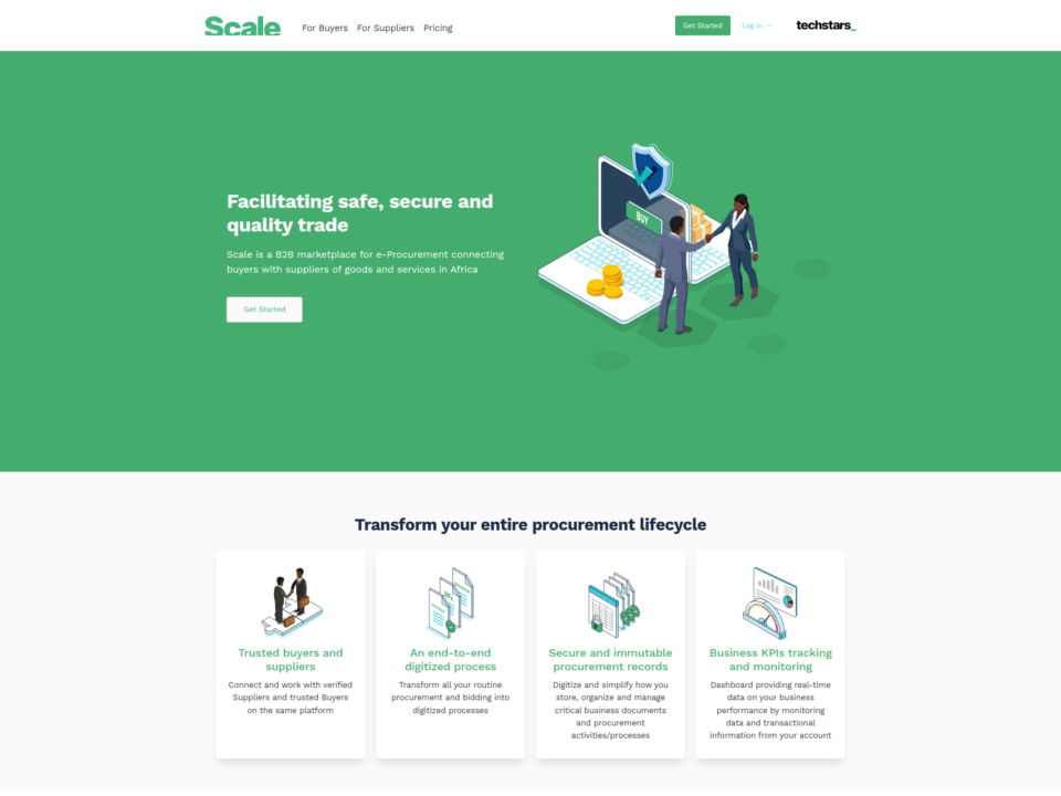 Design and development of Scale’s e-procurement web application